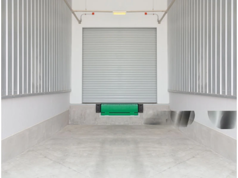 Dock leveler pit with diamond plate and dock shelters – Dock Leveler & Dock Equipment Repair Alvin, TX