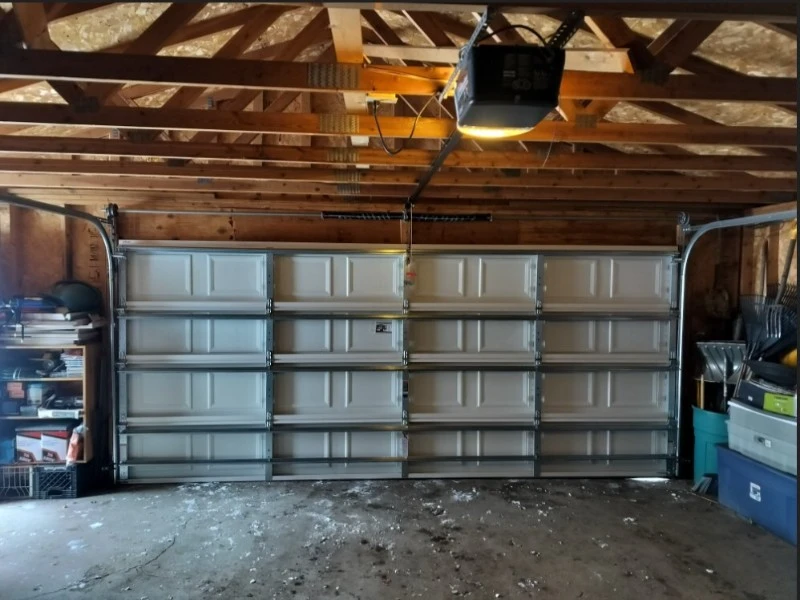 Garage Door Opener Installation in Alvin, TX - residential opener mounted on the garage ceiling
